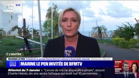  "Ça me permet de sonner la cloche bruyamment aux oreilles du gouvernement": Marine Le Pen s'exprime depuis Mayotte, dévastée par le cyclone Chido