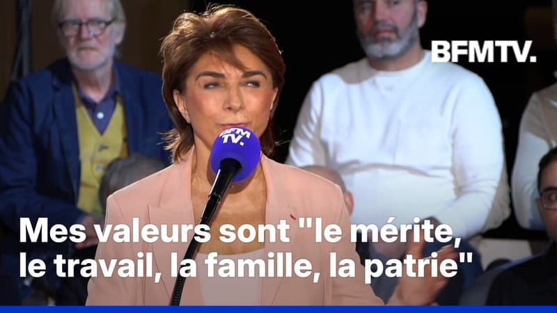 "Slogan de Pétain": Martine Vassal assure que ses valeurs sont "mérite, travail, famille, patrie"