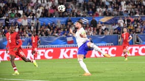 Olivier Giroud lors de France-Canada (0-0, amical), le 9 juin 2024