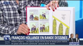François Hollande en bande dessinée