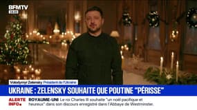 "Qu'il périsse" le sous-entendu de Volodymyr Zelensky à Vladimir Poutine lors de ses voeux de Noël