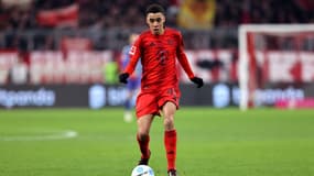 Jamal Musiala avec le Bayern Munich, le 7 février 2025.