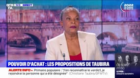 Pouvoir d'achat: Christiane Taubira défend un SMIC à 1400€