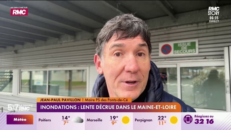 Inondations : lente décrue dans le Maine-et-Loire