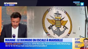 Marine : Le Dixmude en escale à Marseille