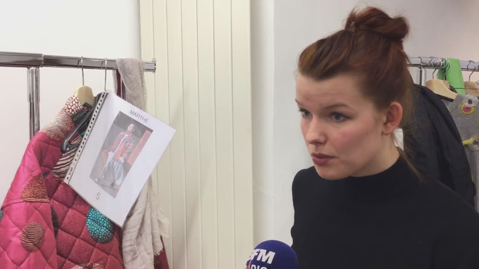 Liselore Frowijn lors de la Fashion Week de Paris 