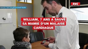 La fierté de William, 7 ans, qui a sauvé sa mamie d'un malaise cardiaque