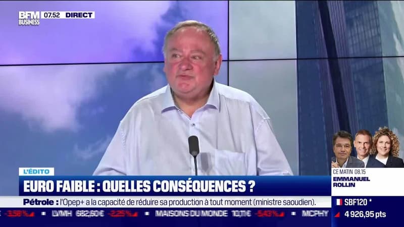 Jean-Marc Daniel: Euro faible, quelles conséquences ? - 23/08