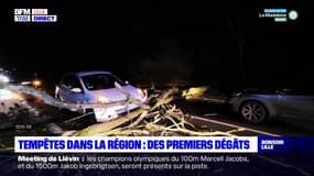Hauts-de-France: les dégâts de la tempête Dudley