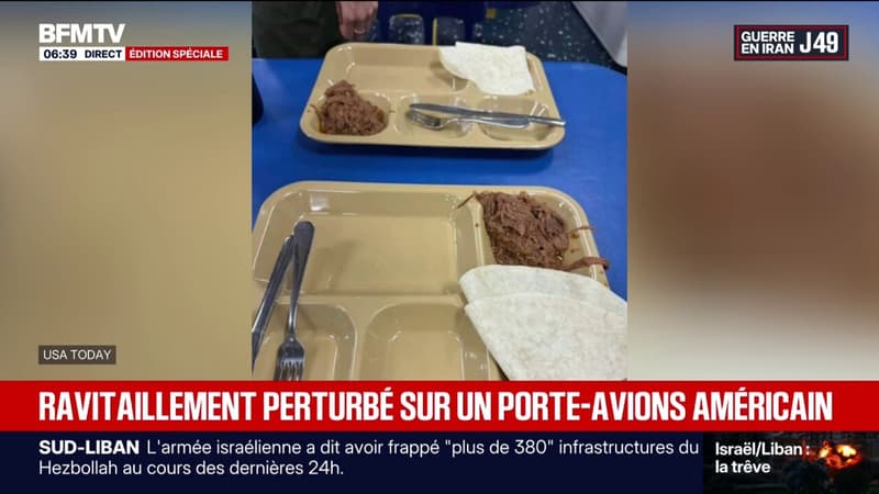 Des problèmes de ravitaillement en nourriture à bord de plusieurs porte-avions selon les médias américains