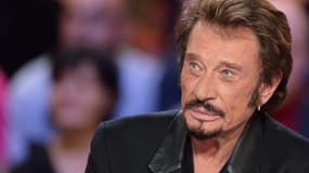 Le chanteur Johnny Hallyday à Paris en novembre 2012