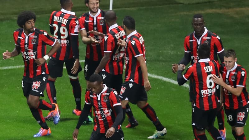 Les joueurs niçois.