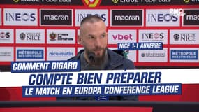Nice 1-1 Auxerre : Comment Digard compte bien préparer le match en Europa Conference League