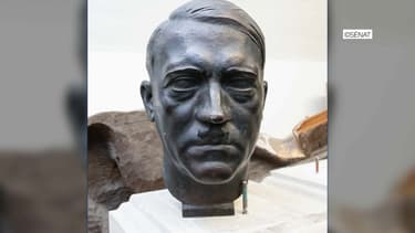 Le buste d'Adolf Hitler.