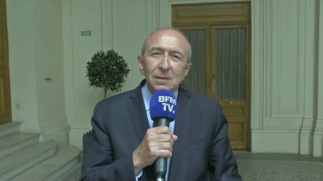 Gérard Collomb, ministre de l'Intérieur, sur BFMTV.