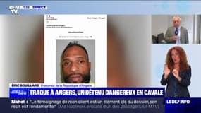 Traque à Angers: "La dernière trace de l'individu remonte à samedi soir" annonce le procureur de la République d'Angers  