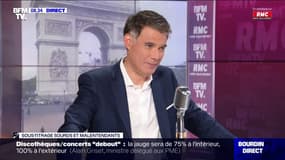 Olivier Faure face à Jean-Jacques Bourdin sur RMC et BFMTV