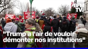 À deux jours de l'investiture de Donald Trump, des manifestations contre le 47e président ont lieu à Washington