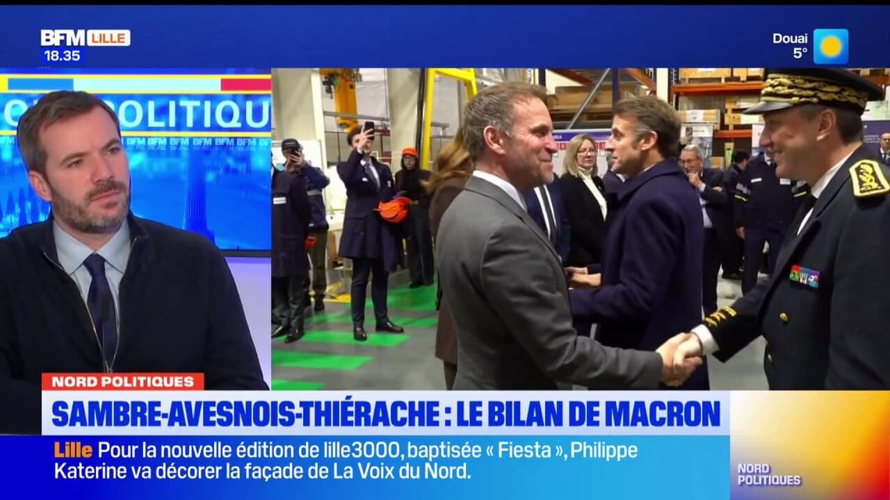 Visite de macron à sambre-avesnois: 
