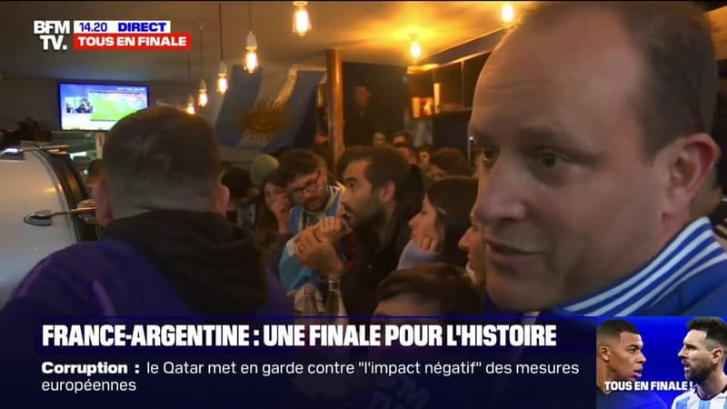 Dans ce bar parisien, les supporters argentins se préparent à vivre un match historique
