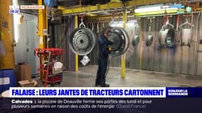 Calvados: une petite entreprise leader du marché de jantes de tracteurs