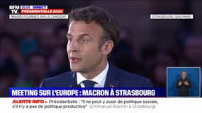 Emmanuel Macron chahuté pendant son meeting à Strasbourg
