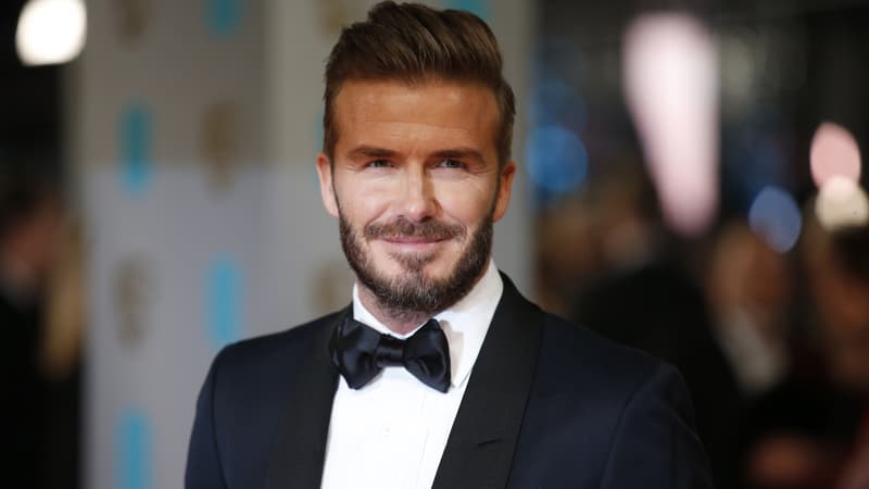 David Beckham aux BAFTA British Academy Film Awards à Londres.