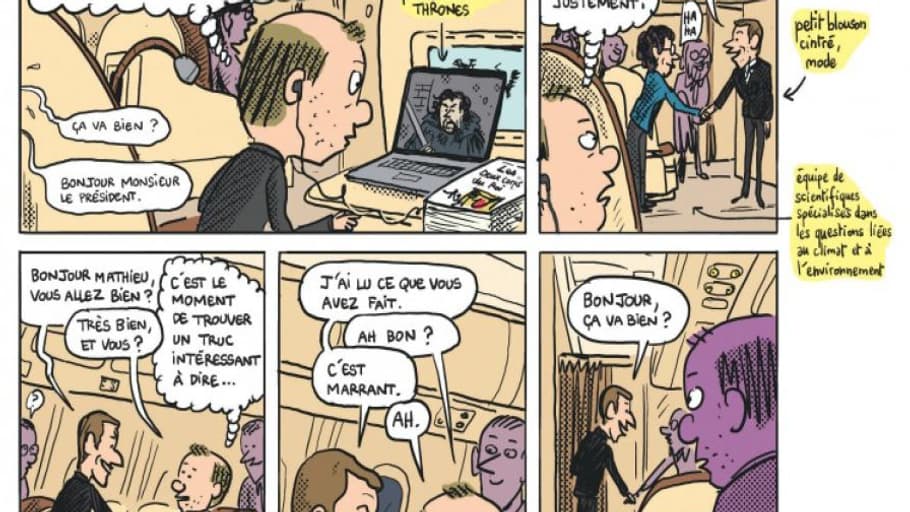 Détail de la BD de Mathieu Sapin "Comédie Française"
Détail de la BD de Mathieu Sapin "Comédie Française"