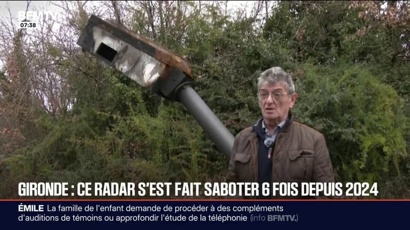 "Forcément, c'est nous qui payons": en Gironde, un radar tourelle vandalisé pour la sixième fois depuis 2024
