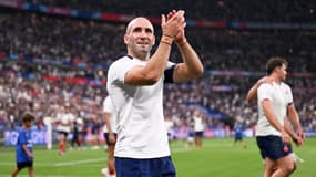 Maxime Lucu lors du match d'ouverture de la Coupe du monde de rugby face à la Nouvelle-Zélande, le 8 septembre 2023.