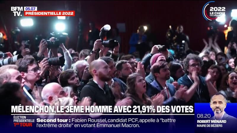 Présidentielle: les électeurs de Mélenchon divisés sur leur vote pour le second tour