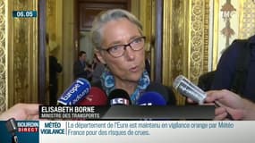 Réforme de la SNCF adoptée par les sénateurs: "Tous les éléments sont sur la table, chacun doit prendre ses responsabilités" explique Elisabeth Borne