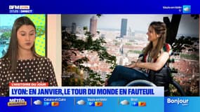 L'histoire du jour: en janvier, le tour du monde en fauteuil de cette Lyonnaise
