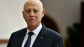 Le président tunisien Kais Saied, le 15 décembre 2021 à Tunis