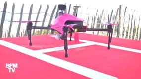 A Biscarrosse, ce drone vient en aide aux nageurs