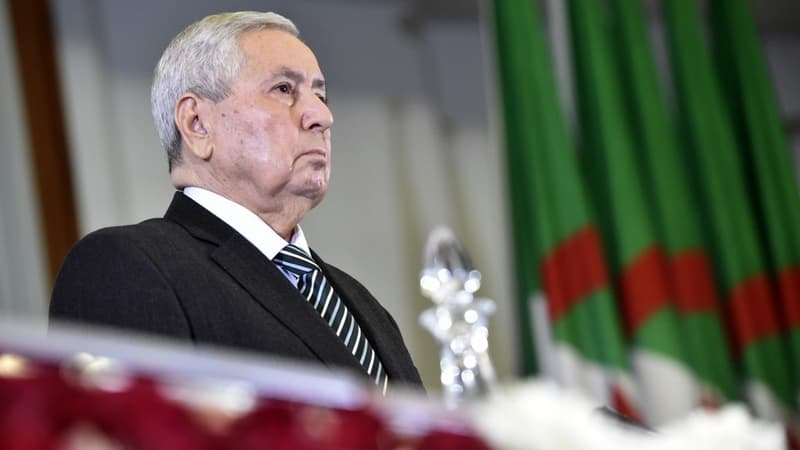 Abdelkader Bensalah à Alger le 9 avril 2019.
