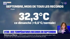 Lyon: des records de température enregistrés au mois de septembre