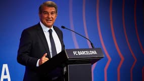Joan Laporta, à Barcelone le 16 août 2021