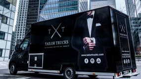 Tailor Trucks circule en Ile-de France depuis fin janvier pour aller à la rencontre des cadres qui veulent s'acheter des vêtements sur mesure. 
