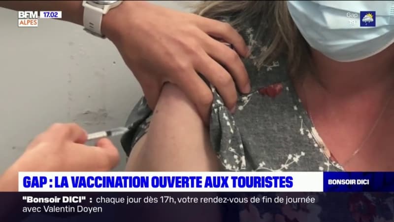 Gap: la vaccination s'ouvre aux touristes