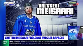 Hockey: le Finlandais Valtteri Meisaari signe pour une deuxième saison aux Rapaces de Gap