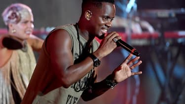 Le chanteur Black M en Tunisie en juillet 2017.