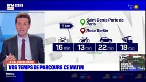 Le parcours vélo BFM Paris du 6 avril 