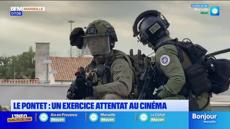 Le Pontet: un exercice attentat organisé au cinéma