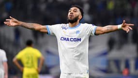 Pierre-Emerick Aubameyang lors d'OM-Nantes le 10 mars 2024
