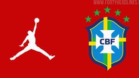 Le projet de maillot rouge Jordan pour l'équipe nationale du Brésil