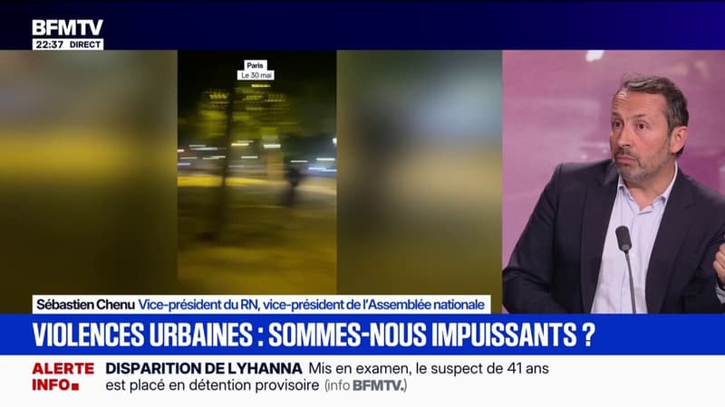 Violences après la victoire du PSG: Sébastien Chenu, vice-président du RN, veut responsabiliser les familles
