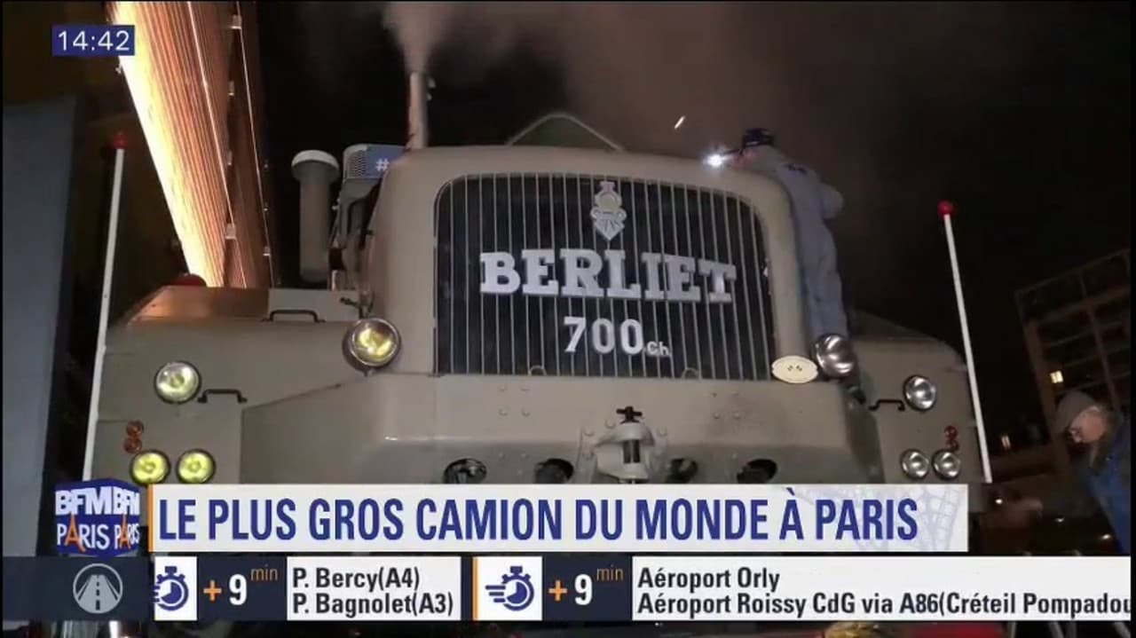 Le plus gros camion du monde à Paris