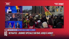 Roissy : Martin Bourdin en direct du blocage des terminaux 