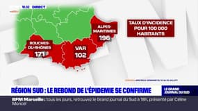  Provence-Alpes-Côte d'Azur: le rebond de l'épidémie se confirme